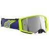 Μάσκα μηχανής motocross ALPINESTARS SUPERTECH CORP PURPLE/YL MIRROR-SIL