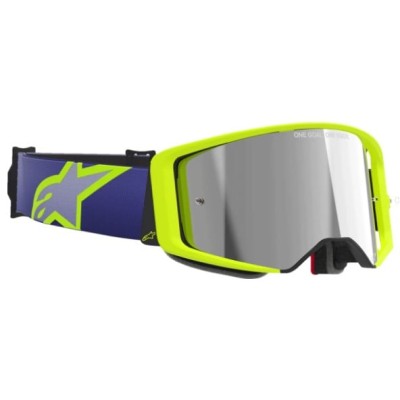 Μάσκα μηχανής motocross ALPINESTARS SUPERTECH CORP PURPLE/YL MIRROR-SIL Μάσκα μηχανής motocross ALPINESTARS SUPERTECH CORP PURPLE/YL MIRROR-SIL