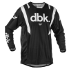 Μπλούζα motocross FLY RACING Kinetic Mesh DBK - Black/White