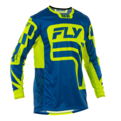 Μπλούζα motocross FLY RACING Lite L.E. Lancer - Navy/Hi-Vis