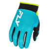 Γάντια μηχανής motocross FLY RACING F-16 - Aqua/Black/White
