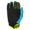 Γάντια μηχανής motocross FLY RACING F-16 - Aqua/Black/White thumb