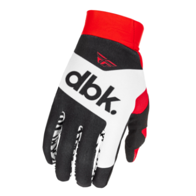 Γάντια μηχανής motocross FLY RACING Pro Lite DBK - Black/White/Red