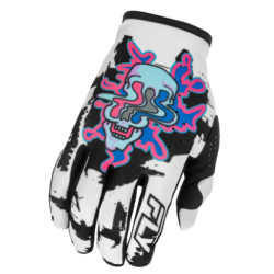 Παιδικά γάντια motocross FLY RACING Lite Warp Special Edition - White/Blue/Pink Παιδικά γάντια motocross FLY RACING Lite Warp Special Edition - White/Blue/Pink