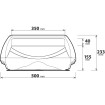 Βάση σκι οροφής μαγνητική NORDRIVE Myura Carving N40101 thumb