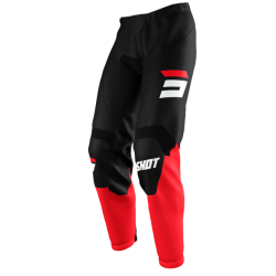 Παντελόνι μηχανής motocross SHOT Burst Red