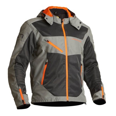 Μπουφάν μηχανής Lindstrands Rexbo Grey/orange
