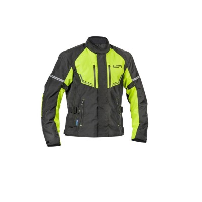 Μπουφάν μηχανής Lindstrands Lomsen Black/HV yellow