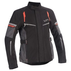 Μπουφάν μηχανής Lindstrands Backafall Black/grey
