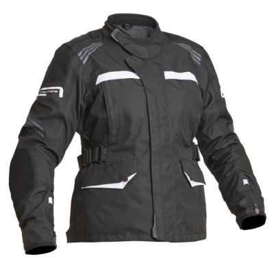 Γυναικείο υφασμάτινο μπουφάν μηχανής Lindstrands Granberg Black/White