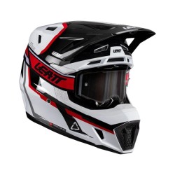 Κράνος motocross LEATT Kit Moto 7.5 White/Red V26