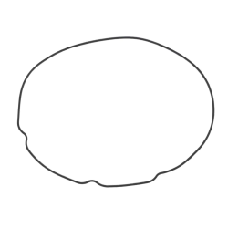 Φλάντζα για κάλυμμα συμπλέκτη - εξωτερική ATHENA Beta RR350 11-19, RR390-480 15-19