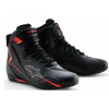 Μποτάκια μηχανής ALPINESTARS FASTER-4 DS BLACK/RIO RED/FLUO