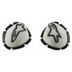 Σετ ξύστρες αναβάτη ALPINESTARS GP TECH WHITE thumb