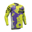 Μπλούζα motocross THOR LAUNCHMODE BLEACH GRAY/ACID thumb