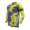 Μπλούζα motocross THOR LAUNCHMODE BLEACH GRAY/ACID thumb