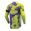 Μπλούζα motocross THOR LAUNCHMODE BLEACH GRAY/ACID thumb