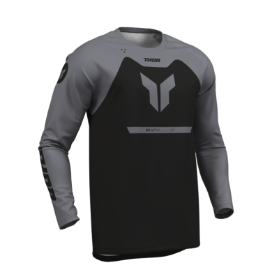 Μπλούζα motocross THOR RIDEMODE MENACE BLACK