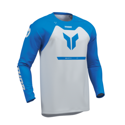 Μπλούζα motocross THOR RIDEMODE MENACE BLUE
