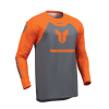 Μπλούζα motocross THOR RIDEMODE MENACE ORANGE/CHAR