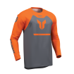Μπλούζα motocross THOR RIDEMODE MENACE ORANGE/CHAR thumb