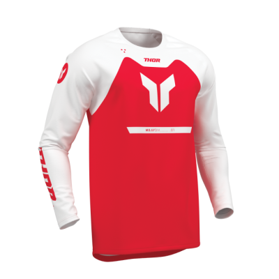 Μπλούζα motocross THOR RIDEMODE MENACE RED