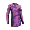Γυναικεία μπλούζα motocross THOR LAUNCHMODE BLEACH BLACK/ORCHID