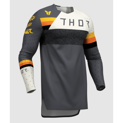 Μπλούζα motocross THOR SPORTMODE LEAGUE CHAR/WHT