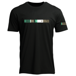 Κοντομάνικο μπλουζάκι THOR TANGENT BLACK 