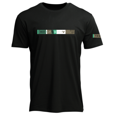 Κοντομάνικο μπλουζάκι THOR TANGENT BLACK 