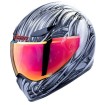 Κράνος μηχανής ICON DOMAIN NOUVEAU SILVER thumb
