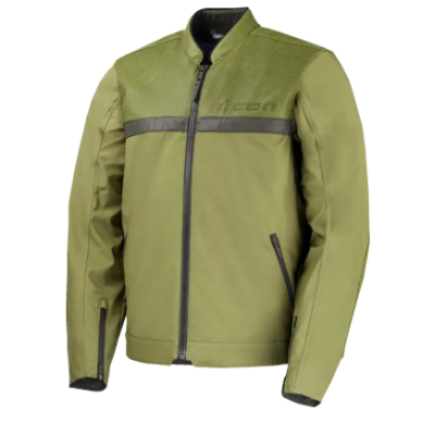 Μπουφάν μηχανής ICON Midhawk™ Green