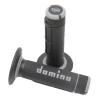 Χειρολαβές μοτοσυκλέτας DOMINO GRIPS DUALLY 1/2 WAFFLE Black/Grey