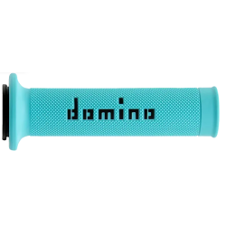 Χειρολαβές μοτοσυκλέτας DOMINO GRIPS A010 CYAN/BLACK Χειρολαβές μοτοσυκλέτας DOMINO GRIPS A010 CYAN/BLACK