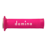 Χειρολαβές μοτοσυκλέτας DOMINO GRIPS A010 FUCHSIA/WHITE