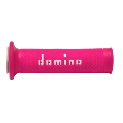 Χειρολαβές μοτοσυκλέτας DOMINO GRIPS A010 FUCHSIA/WHITE