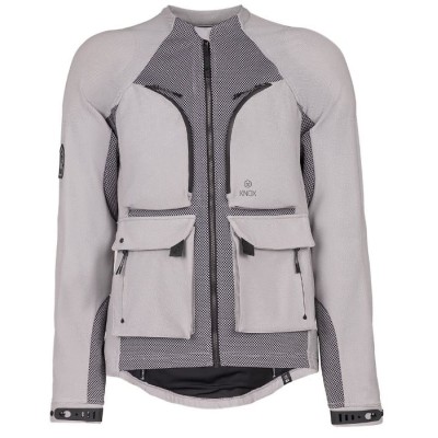 Μπουφάν μηχανής KNOX TOR LIGHT GREY