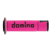 Χειρολαβές μοτοσυκλέτας DOMINO GRIPS A450 PAIR FUCHSIA/BLACK thumb