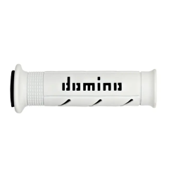 Χειρολαβές μοτοσυκλέτας DOMINO GRIPS A250 PAIR WHITE/BLACK Χειρολαβές μοτοσυκλέτας DOMINO GRIPS A250 PAIR WHITE/BLACK
