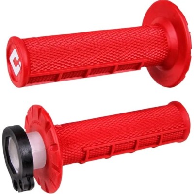 Χειρολαβές μοτοσυκλέτας motocross ODI V2 Waffle Red Lock-On Χειρολαβές μοτοσυκλέτας motocross ODI V2 Waffle Red Lock-On