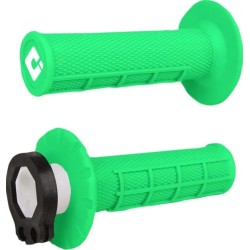 Χειρολαβές μοτοσυκλέτας motocross ODI V2 Waffle Fluorescent Green Lock-On Χειρολαβές μοτοσυκλέτας motocross ODI V2 Waffle Fluorescent Green Lock-On
