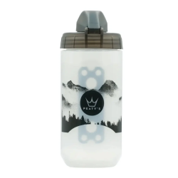 Παγούρι νερού Peaty's x Fidlock Lockin Bottle Mountains Clear 450ml Παγούρι νερού Peaty's x Fidlock Lockin Bottle Mountains Clear 450ml