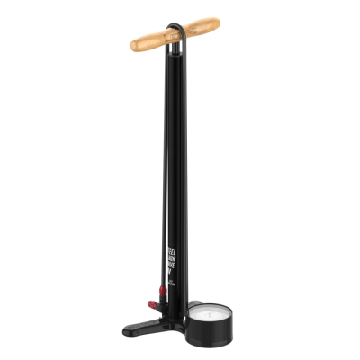 Τρόμπα ποδηλάτου LEZYNE Steel HV Floor Drive 3.5 Flat Black