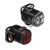 Σετ φώτα ποδηλάτου LEZYNE LED FEMTO USB PAIR - BLACK Bike Light