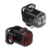 Σετ φώτα ποδηλάτου LEZYNE LED FEMTO USB PAIR - BLACK Bike Light thumb
