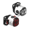 Σετ φώτα ποδηλάτου LEZYNE LED FEMTO USB PAIR - WHITE