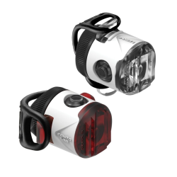 Σετ φώτα ποδηλάτου LEZYNE LED FEMTO USB PAIR - WHITE