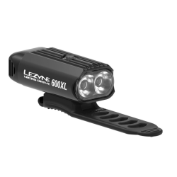 Φως ποδηλάτου LEZYNE MICRO DRIVE 600XL Black Bike Light