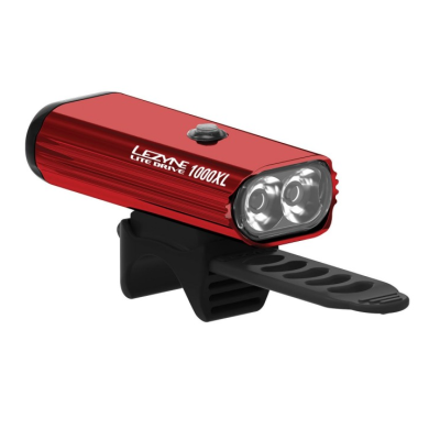 Εμπρόσθιο φως ποδηλάτου LEZYNE LITE DRIVE 1000XL RED HI GLOSS Bicycle Light