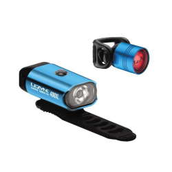 Σετ φώτα ποδηλάτου LEZYNE MINI DRIVE 400 XL / FEMTO PAIR BLUE Σετ φώτα ποδηλάτου LEZYNE MINI DRIVE 400 XL / FEMTO PAIR BLUE